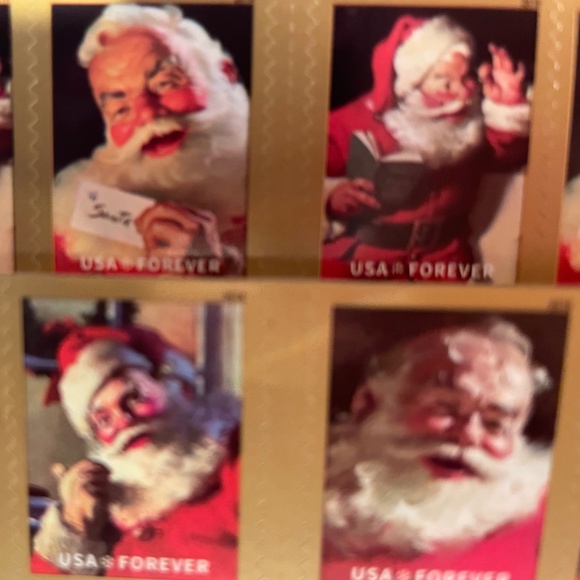 Santa Clause Booklet of 20 - MNH Sparkling Holidays - Picture 4 of 4